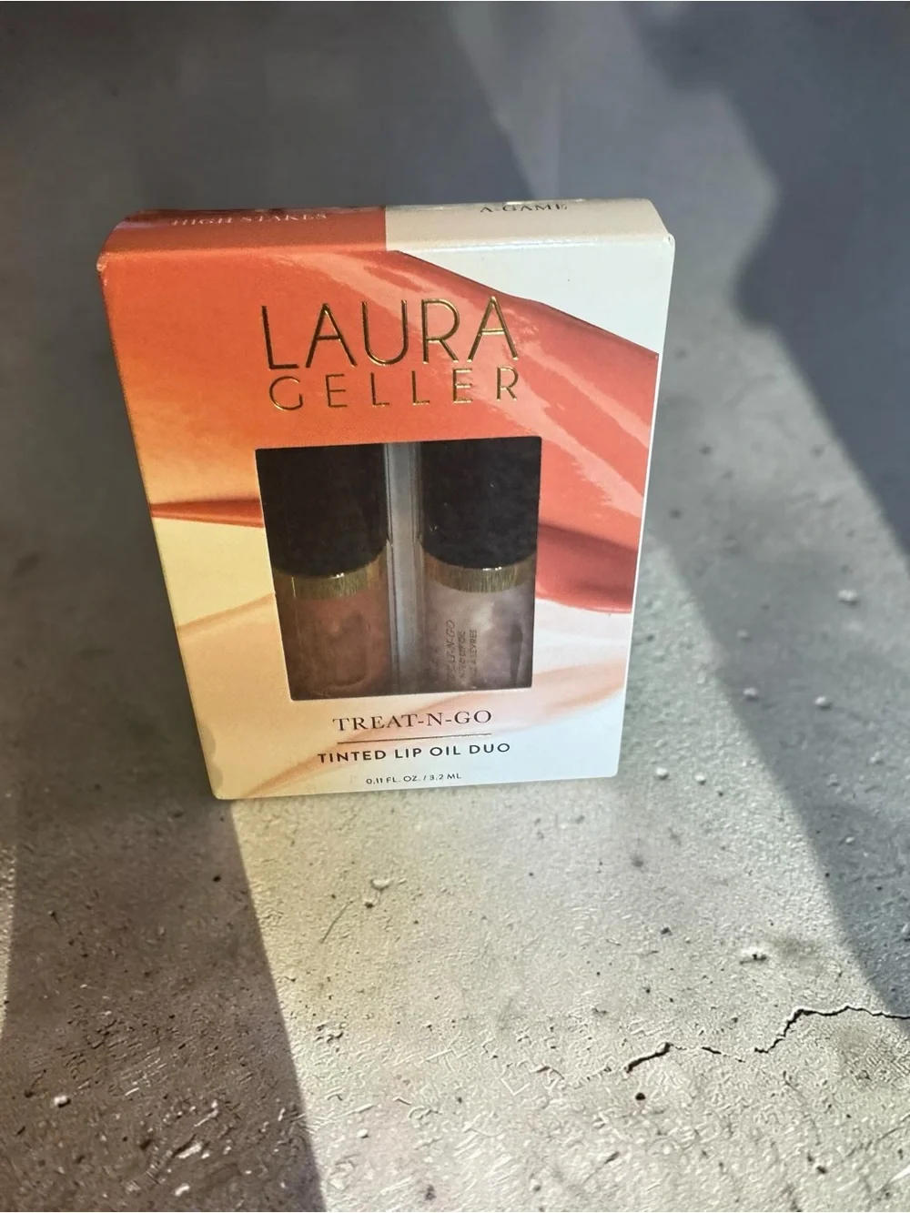 Laura Geller Treat-N-Go Tinted Lip Oil Duo - NIB